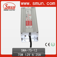 75W 6.25A 12VDC corriente constante conductor impermeable IP67